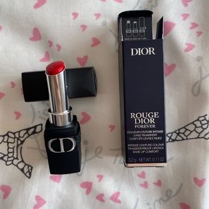 Christian Dior rouge forever red lipstick
